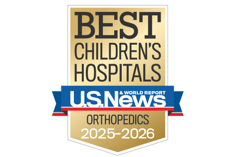 Best Children's Hospitals Orthopedics Badge 2025-2026